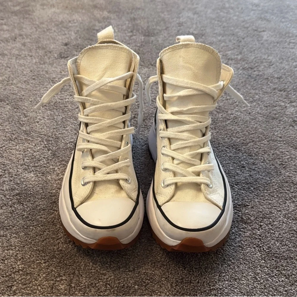 Converse Women's Off-White Run Star Hike Canvas - Picture 2 of 4